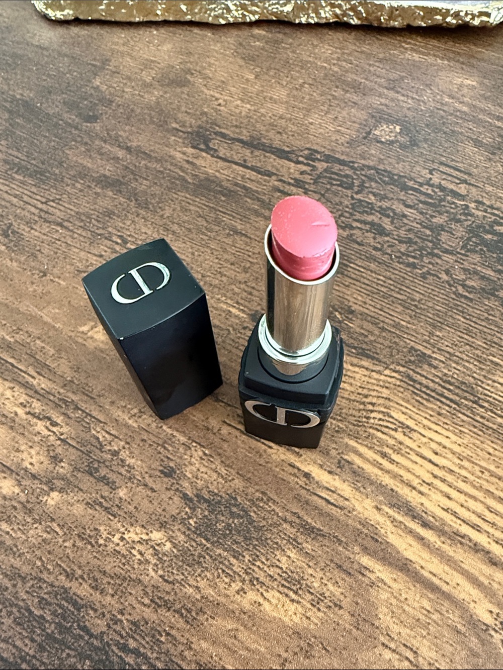 Dior Rose Pink Lipstick in shade 558 forever grace